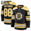 Børn NHL Boston Bruins Trøje 2024-25 Fanatics Premium David Pastrnak Sort Hjemme